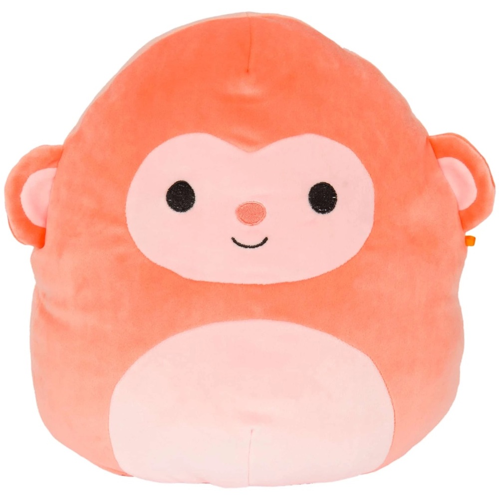 Squishmallow Plush Monkey Toy - Orange